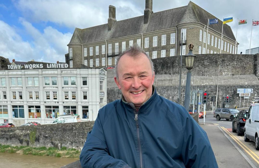 Simon Hart MP Towy Bridge, County Hall