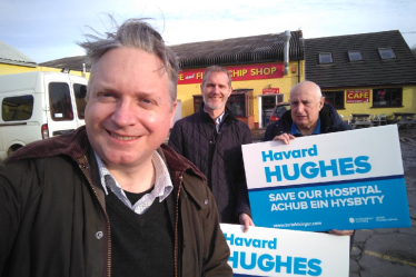 Havard Hughes in Pensarn, Carmarthen