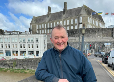 Simon Hart MP Towy Bridge, County Hall